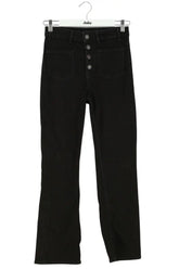 Jean droit Maje Noir en Coton, taille S - Seconde Main