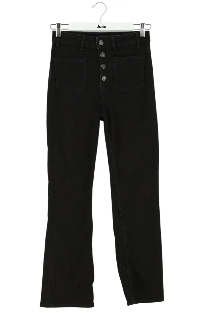 Jean droit Maje Noir en Coton, taille S - Seconde Main