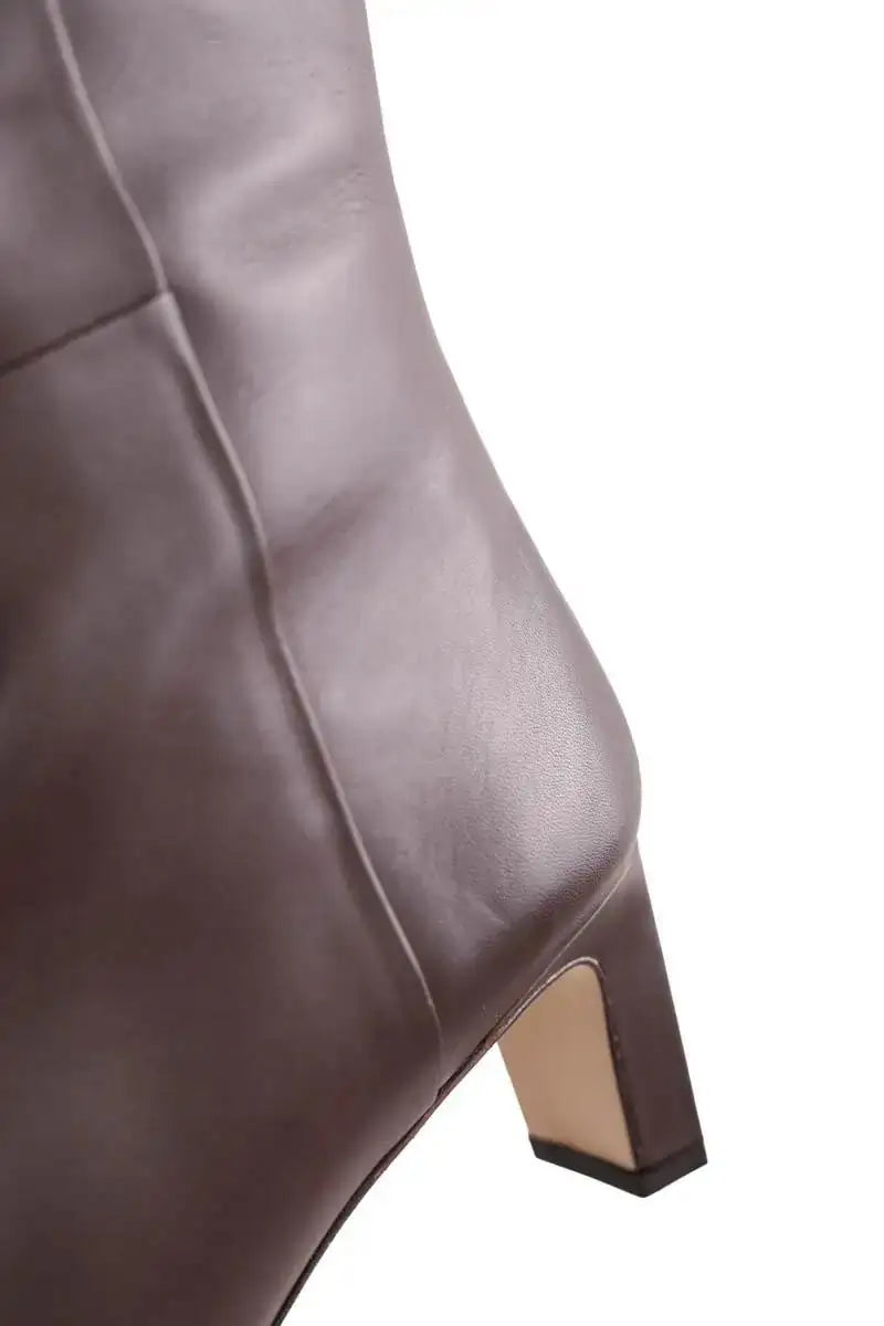 Bottes LK Bennett Margarite Marron en Cuir