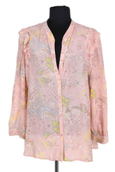 Chemise Zadig & Voltaire Rose en Viscose, taille L - Seconde Main