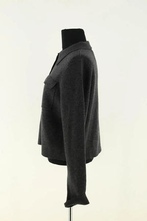 Cardigan Sézane Anthracite en Laine