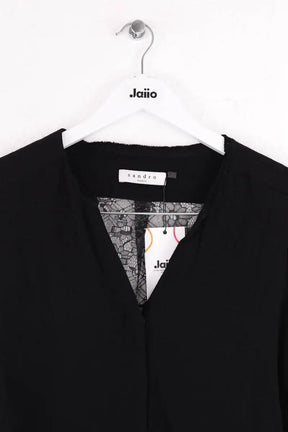 Blouse Sandro Noir en Viscose