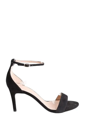 Sandales LK Bennett Helena Noir en Daim, taille 41 - Seconde Main
