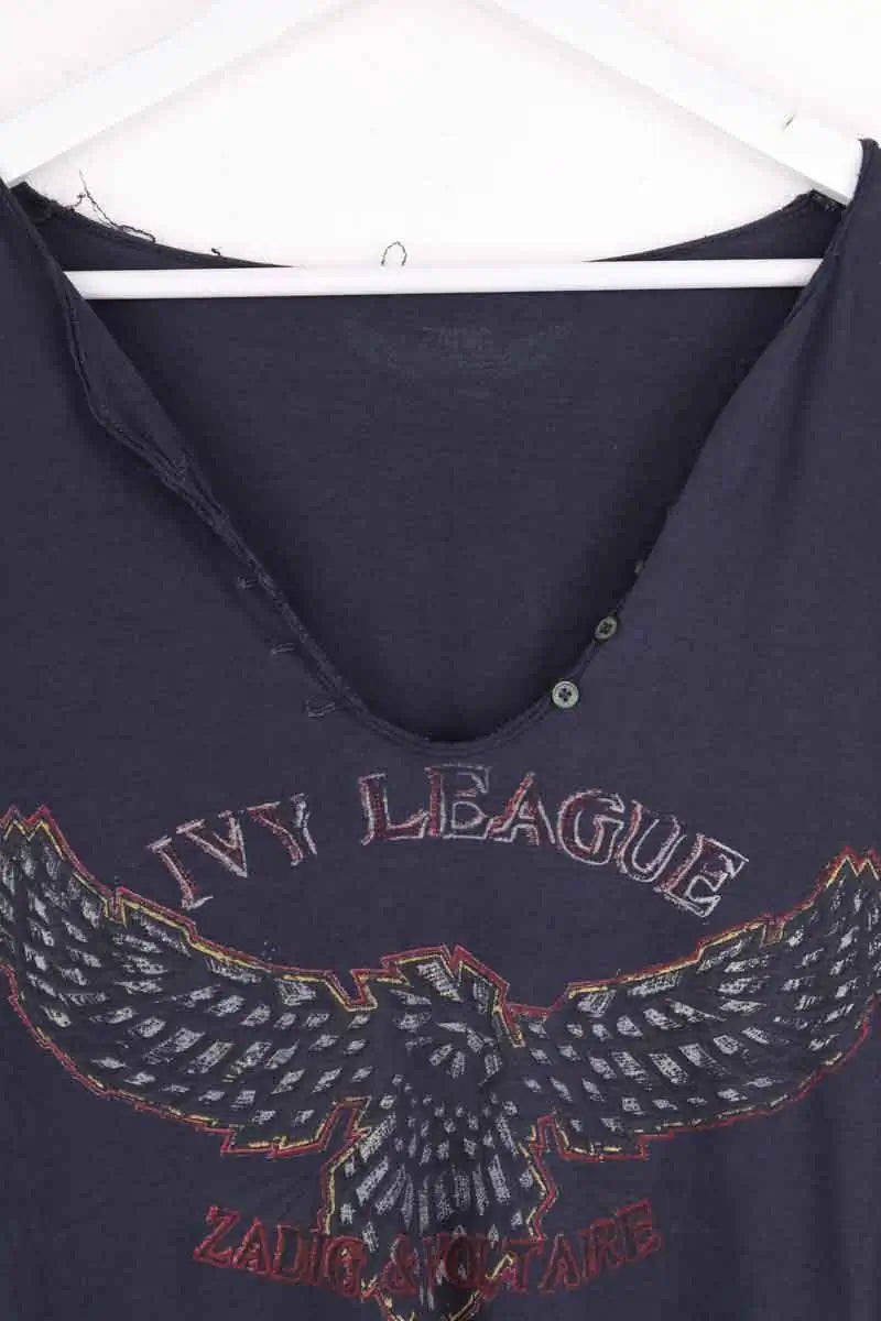 T-shirt Zadig & Voltaire Marine en Coton