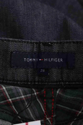 Jean droit Tommy Hilfiger Marine en Coton