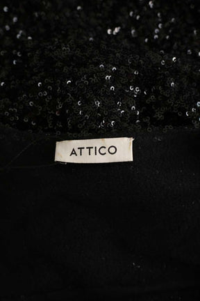 Mi-longueur The Attico  Noir