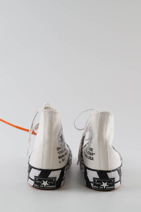 Baskets Off White  Blanc