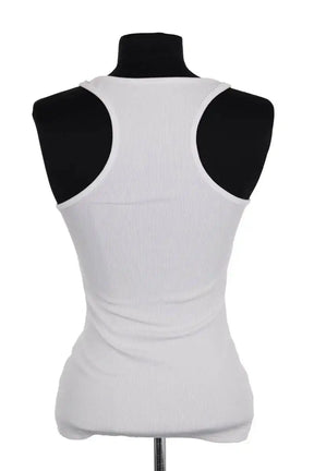 Top sans manche Y/Project Blanc en Coton