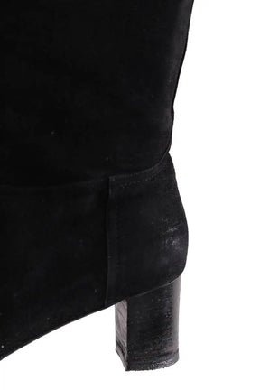 Bottes Hermès Nalla Noir en Daim
