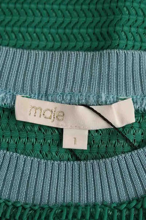 T-shirt Maje Vert en Synthétique