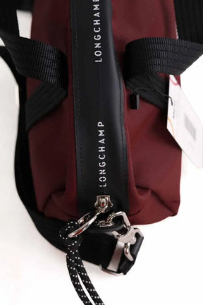 Sac à bandoulière Longchamp Bordeaux en Tissu