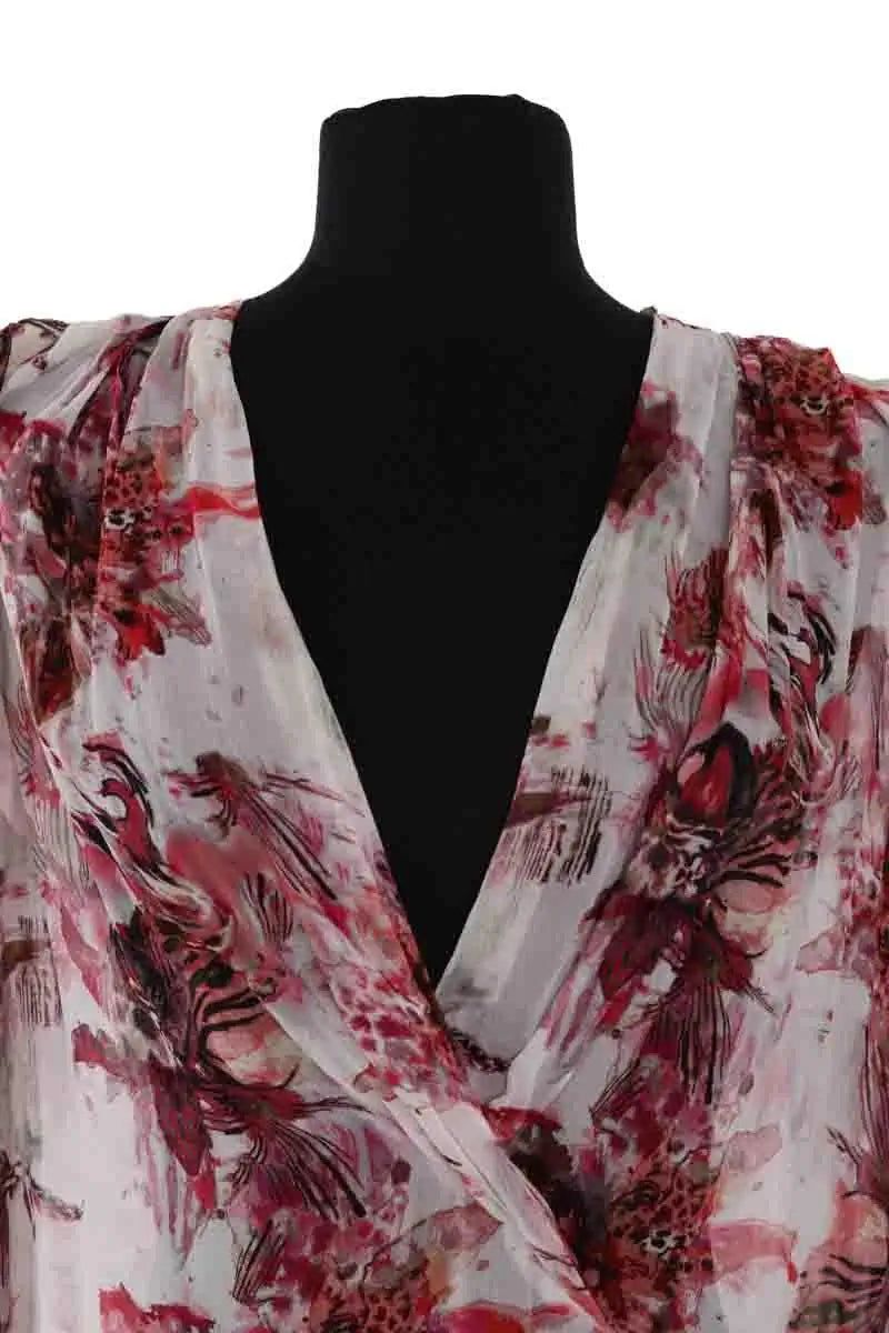 Blouse Iro Syla Rouge en Viscose