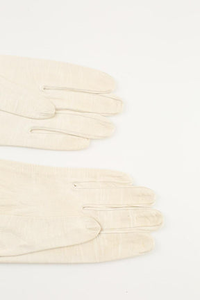 Gants Hermès  Blanc
