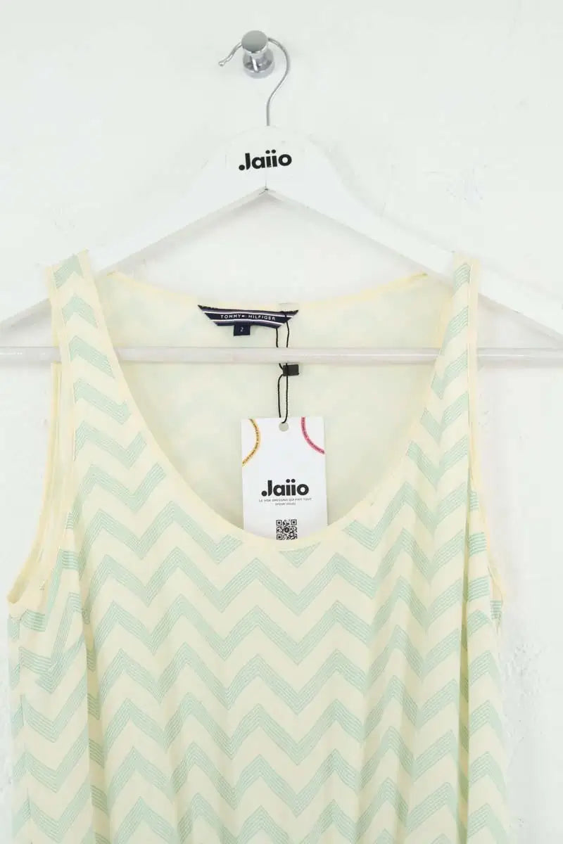 Robe Tommy Hilfiger Beige en Polyester