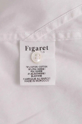 Chemise Figaret Blanc en Coton