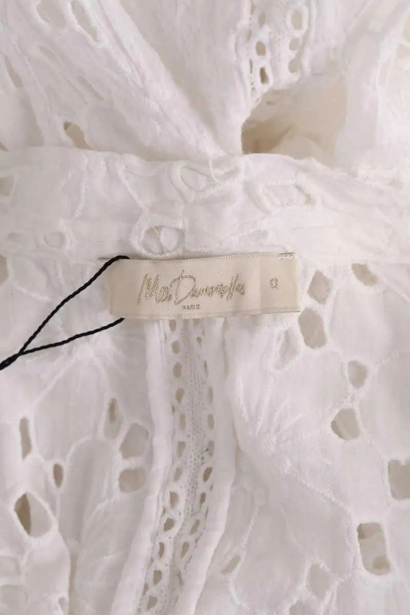Kimono Mes Demoiselles Lilibet Blanc en Coton