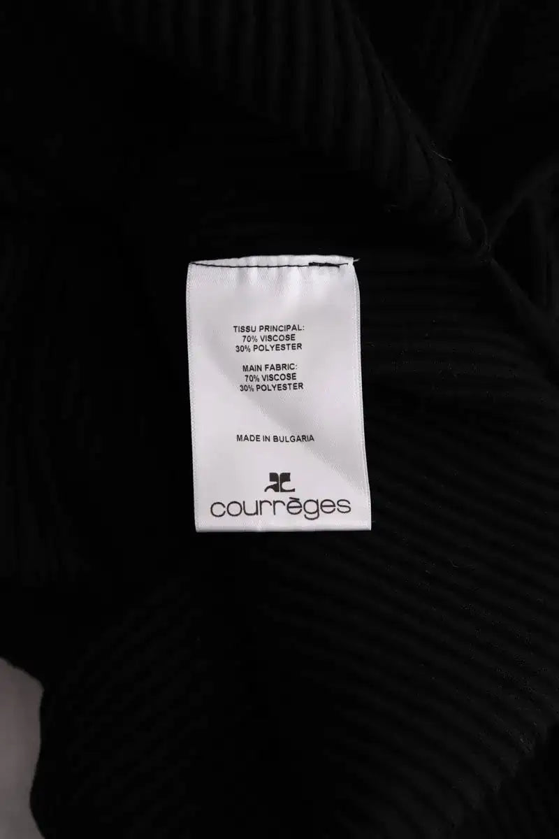 Robe Courrèges Noir en Viscose
