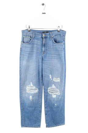 Slim 7 For All Mankind  Bleu