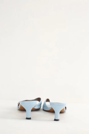 Sandales Maje Bleu en Cuir