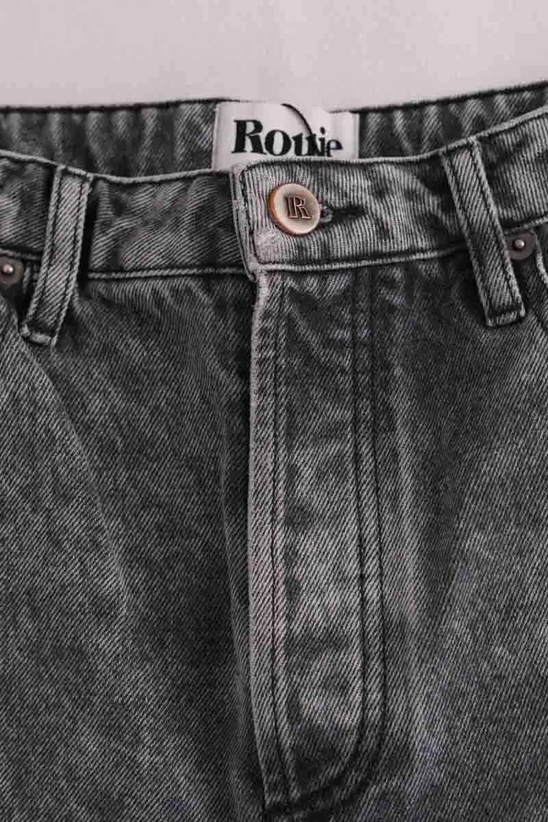 Jean droit Rouje Gris en Coton