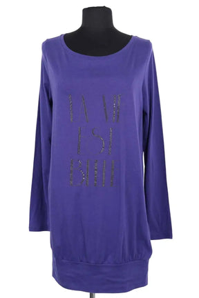 Robe Liu Jo Bleu en Coton, taille L - Seconde Main
