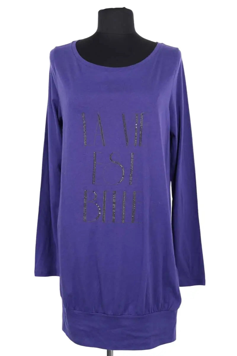 Robe Liu Jo Bleu en Coton, taille L - Seconde Main