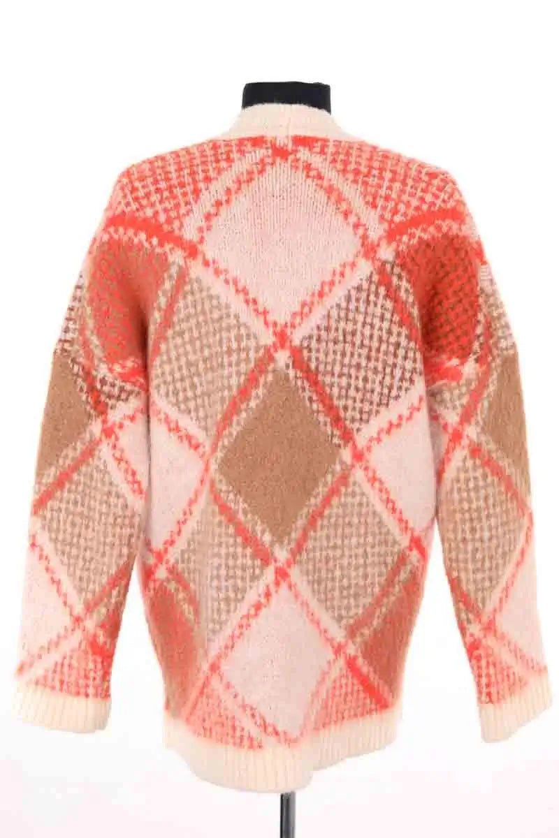 Cardigan Maje Orange en Laine