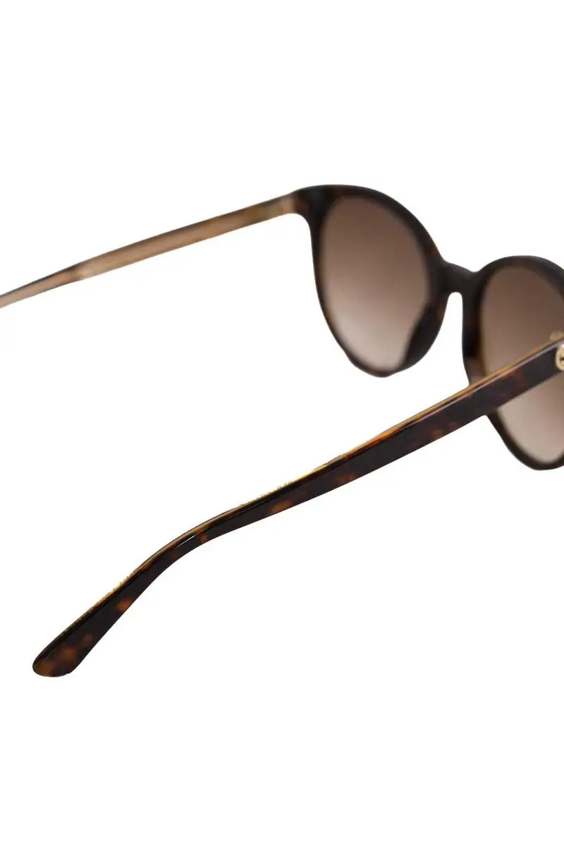 Lunettes de soleil Gucci Marron en Plastique