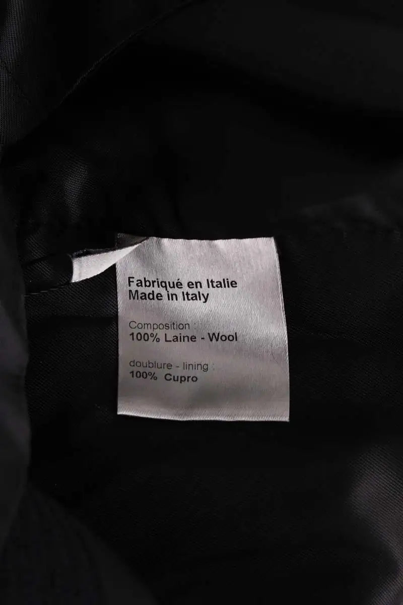Veston Dior Noir en Laine