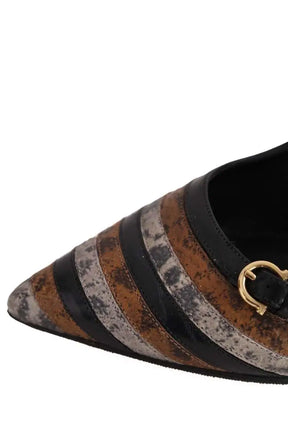 Talons Salvatore Ferragamo Marron en Cuir