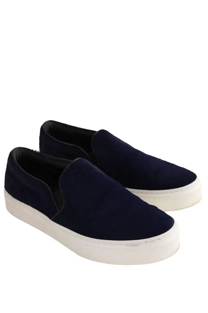 Mocassins Celine Marine en Cuir