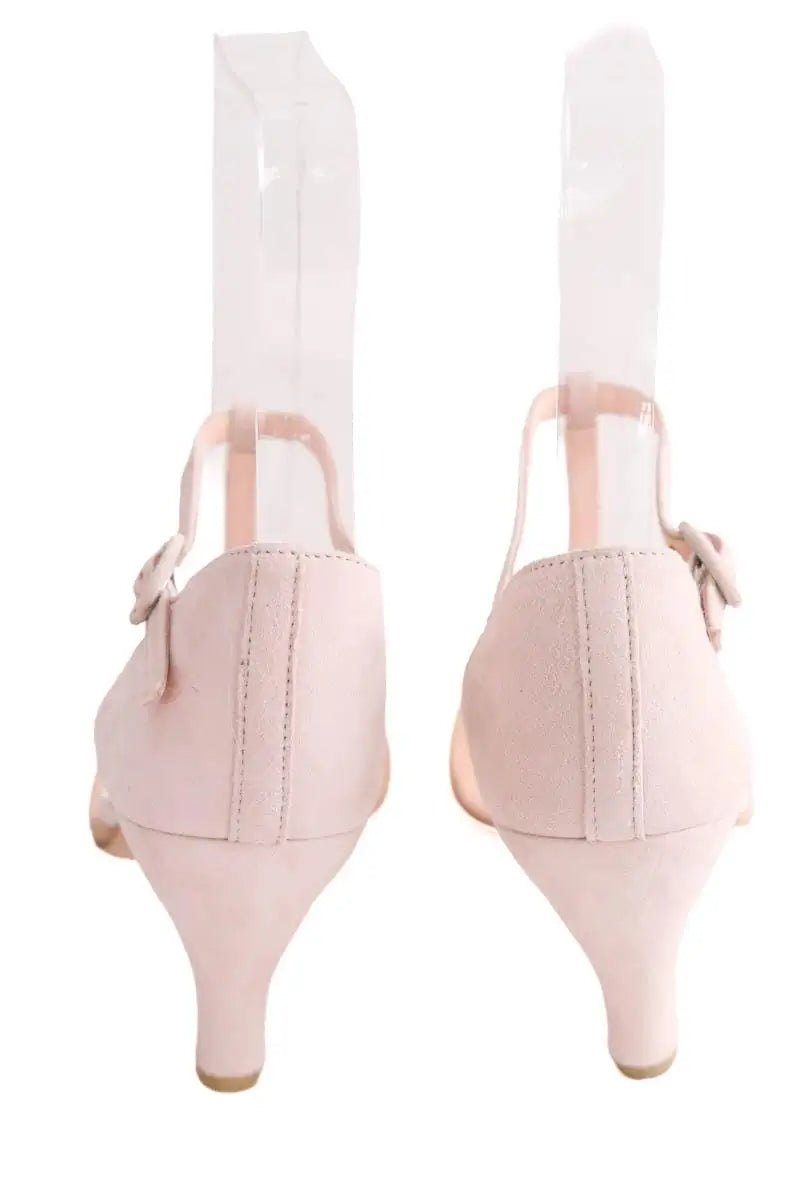 Talons Repetto Rose en Daim