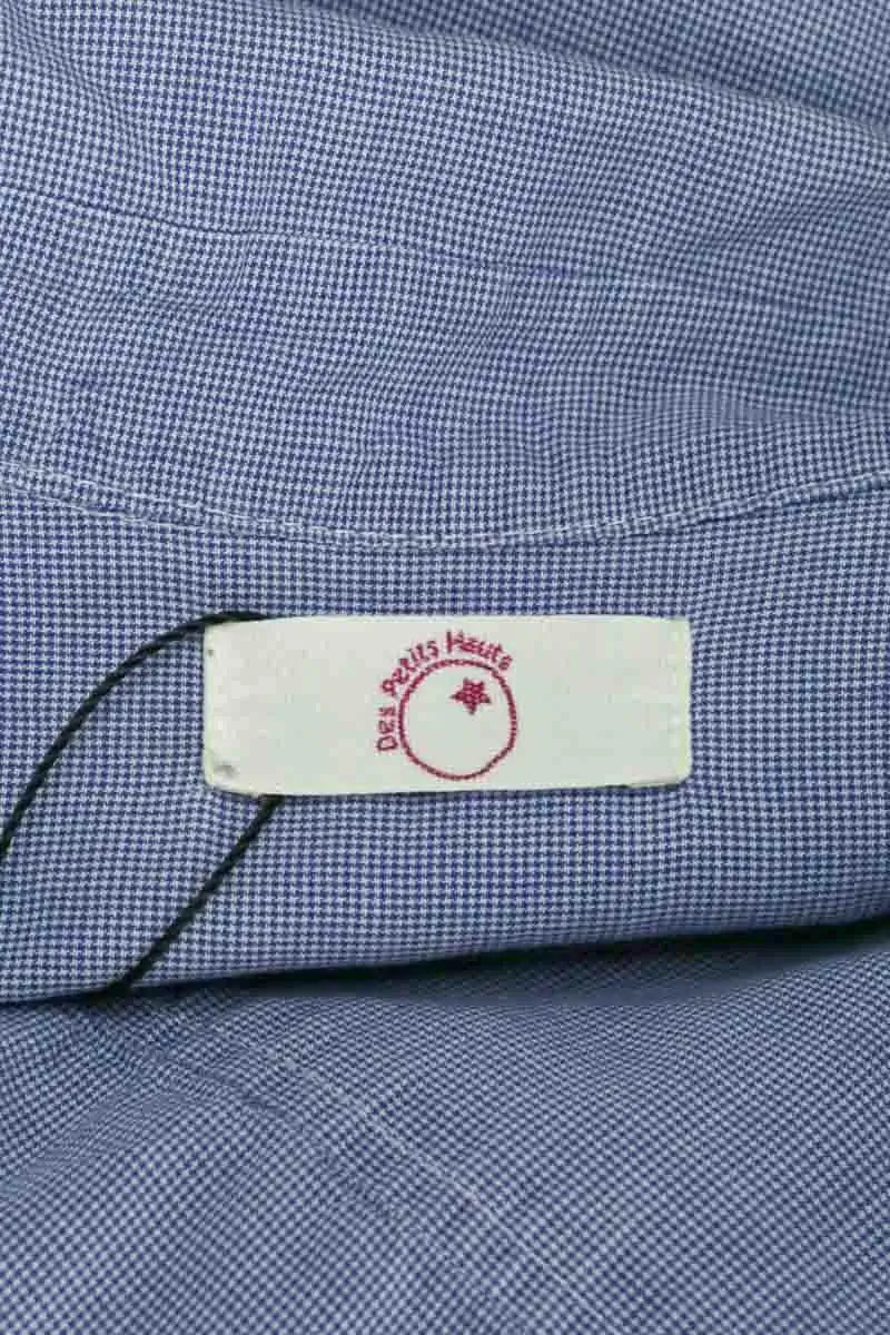 Chemise Des Petits Hauts Bleu en Coton
