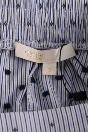 Jupe Maje Bleu en Coton