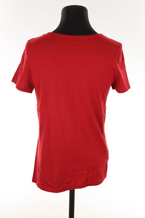 T-shirts Lacoste  Rouge