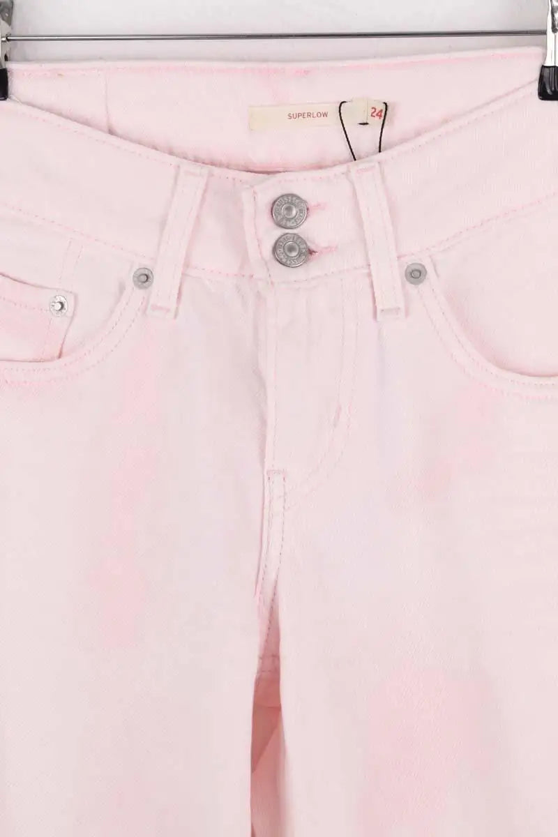 Jean large Levi's Rose en Coton