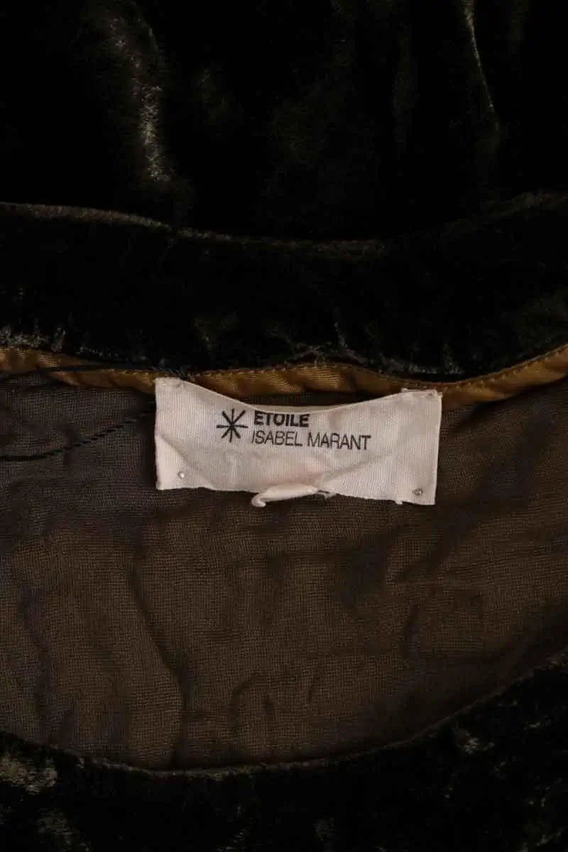 Blouse Isabel Marant Étoile Noir en Velours