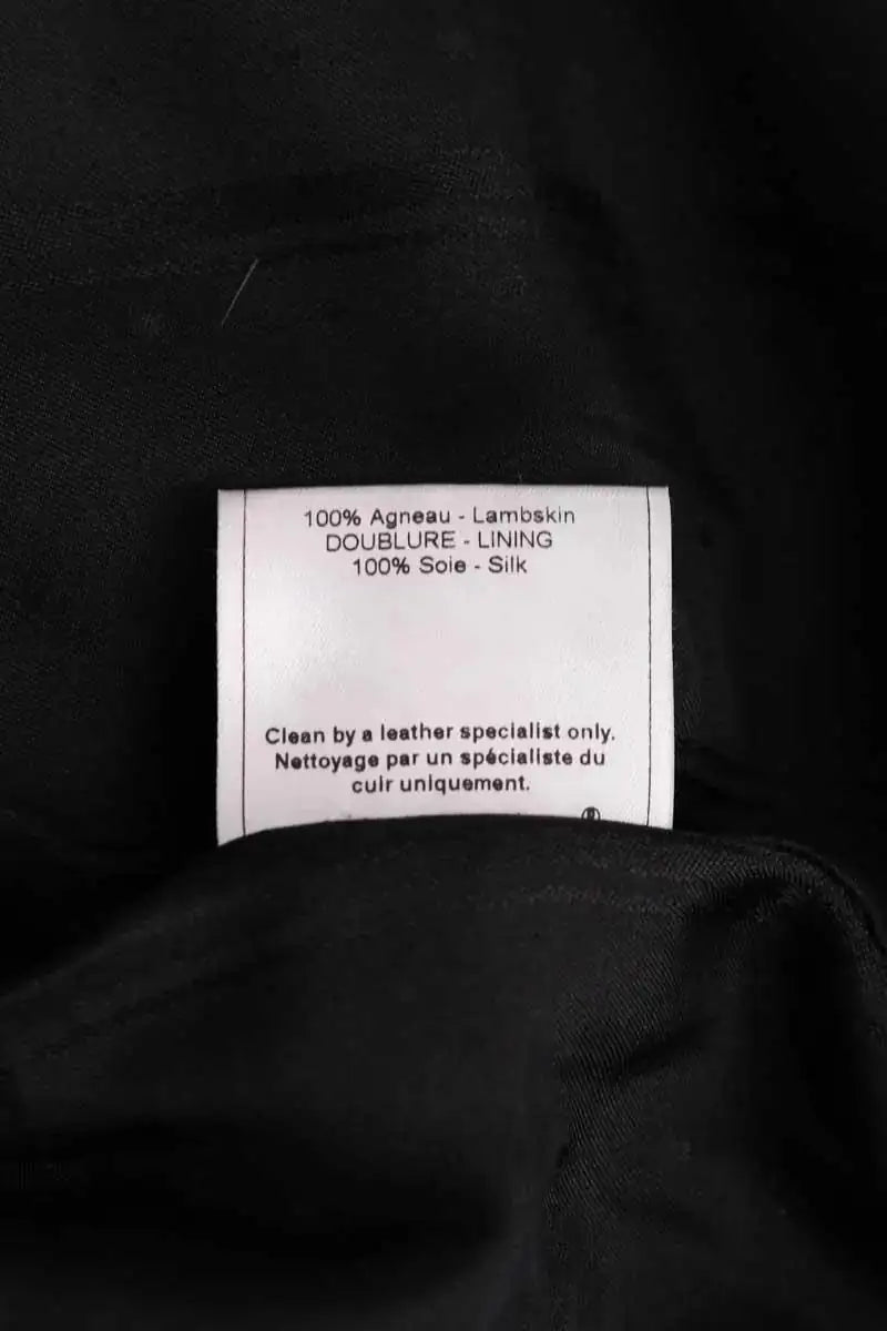 Blouson John Galliano Noir en Cuir