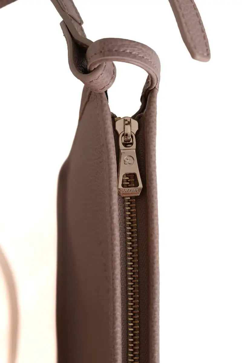 Sac à bandoulière Longchamp Le Foulonné S Gris en Cuir
