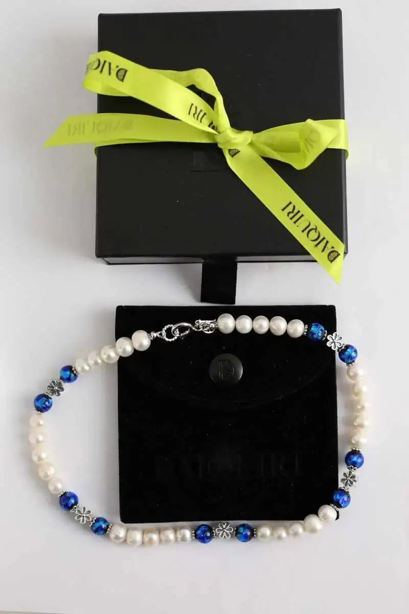 Collier Daïquiri Blanc en Perle