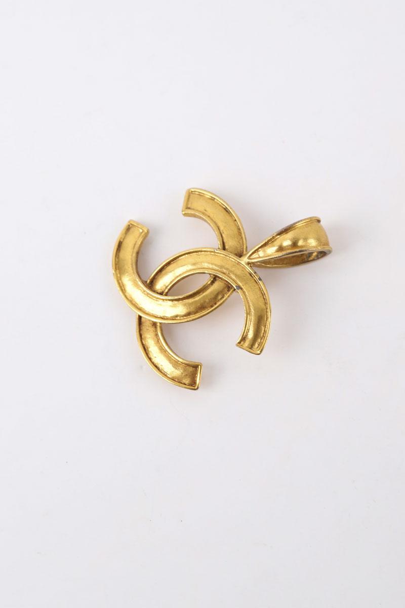 Pendentif Chanel  Doré