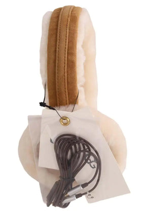 Casque Wired Earmuffs Ugg Camel en Cuir