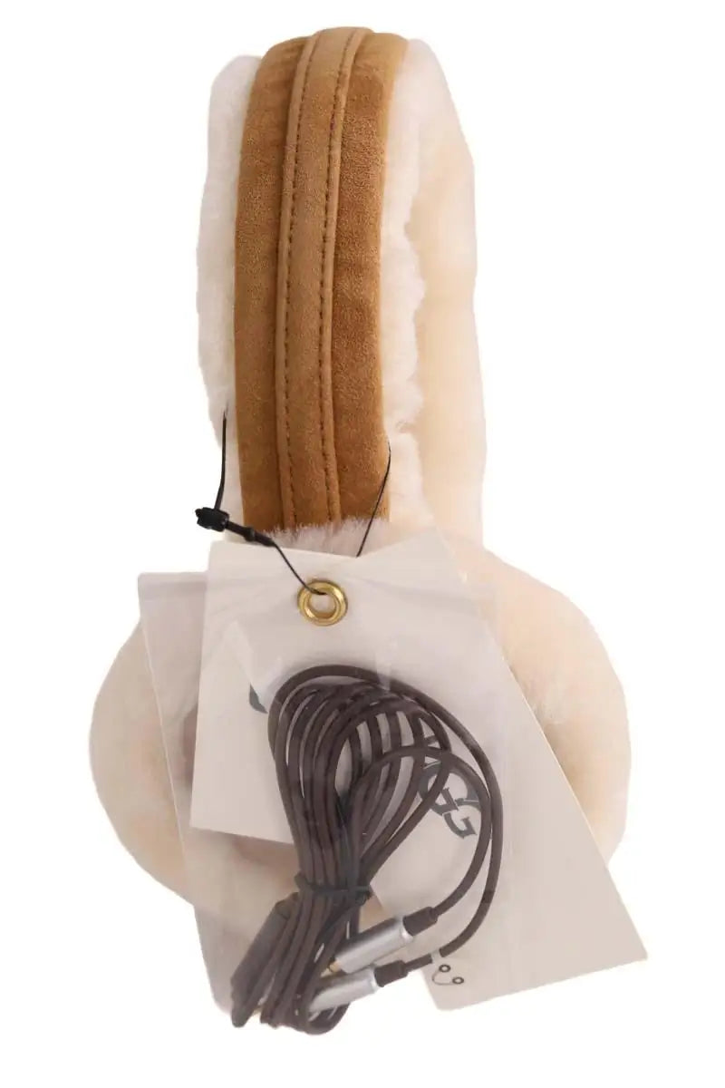 Casque Wired Earmuffs Ugg Camel en Cuir