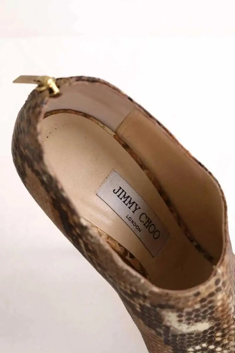 Boots Jimmy Choo Marron en Cuir