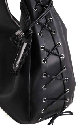 Sac de voyage Ganni XXL HOBO Noir en Synthétique