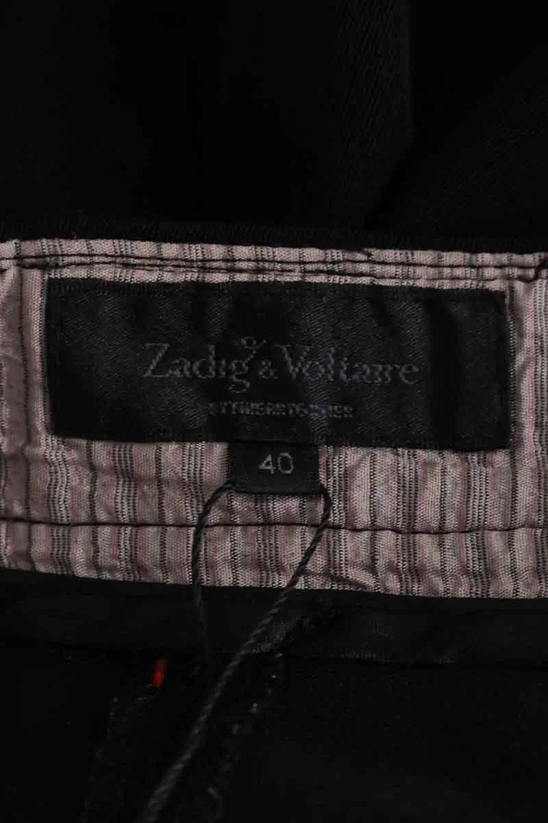 Pantalon Zadig & Voltaire Noir en Laine