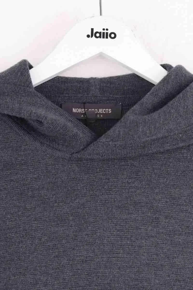 Pull Norse Projects Gris en Laine