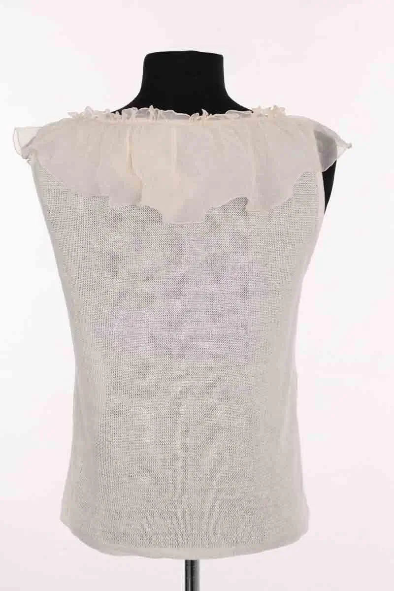 Blouse Emmanuel Ungaro Ecru en Lin