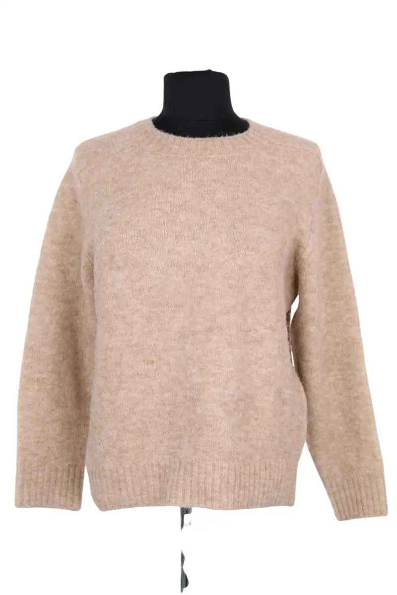Pull Soeur Beige en Synthétique, taille S - Seconde Main