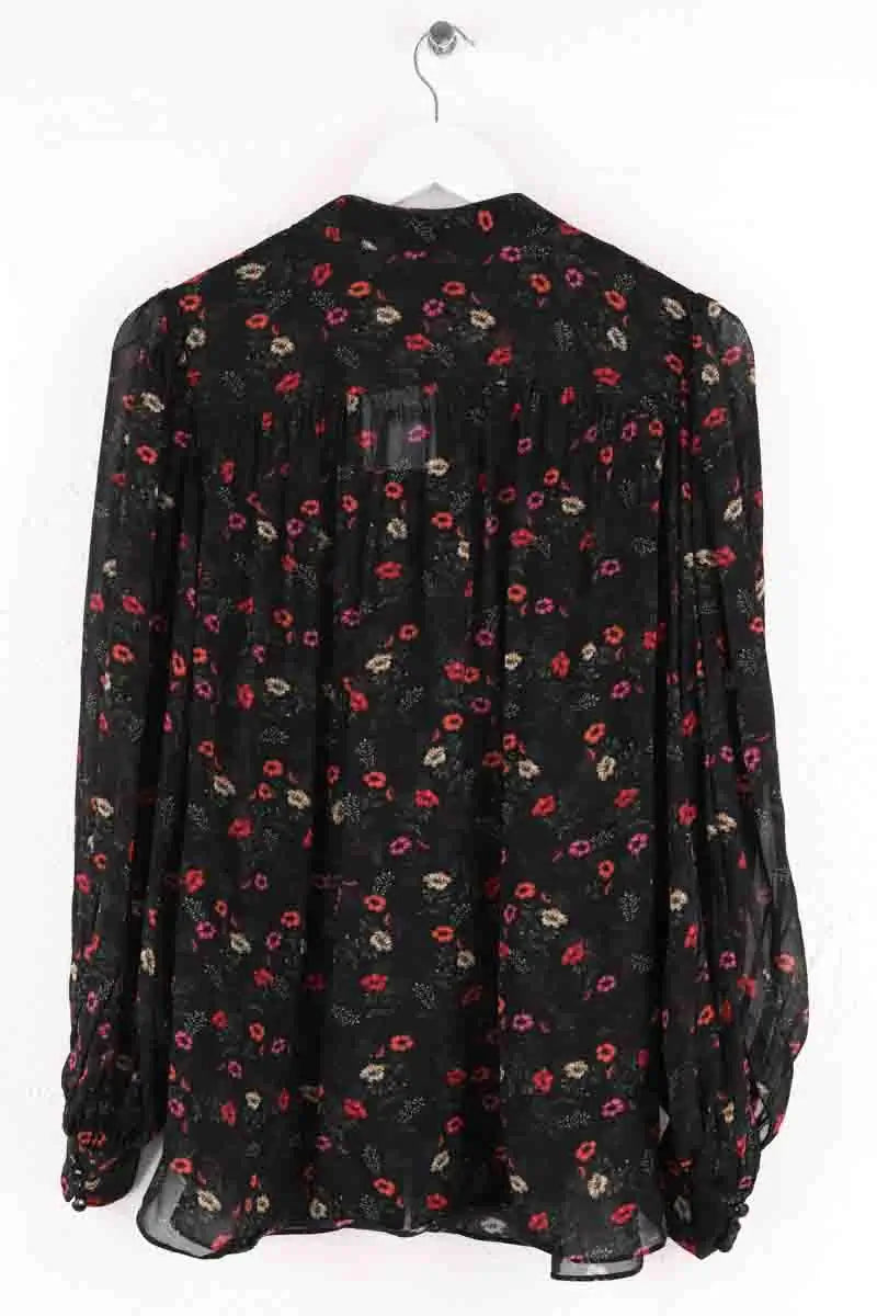 Blouse The Kooples Noir en Synthétique